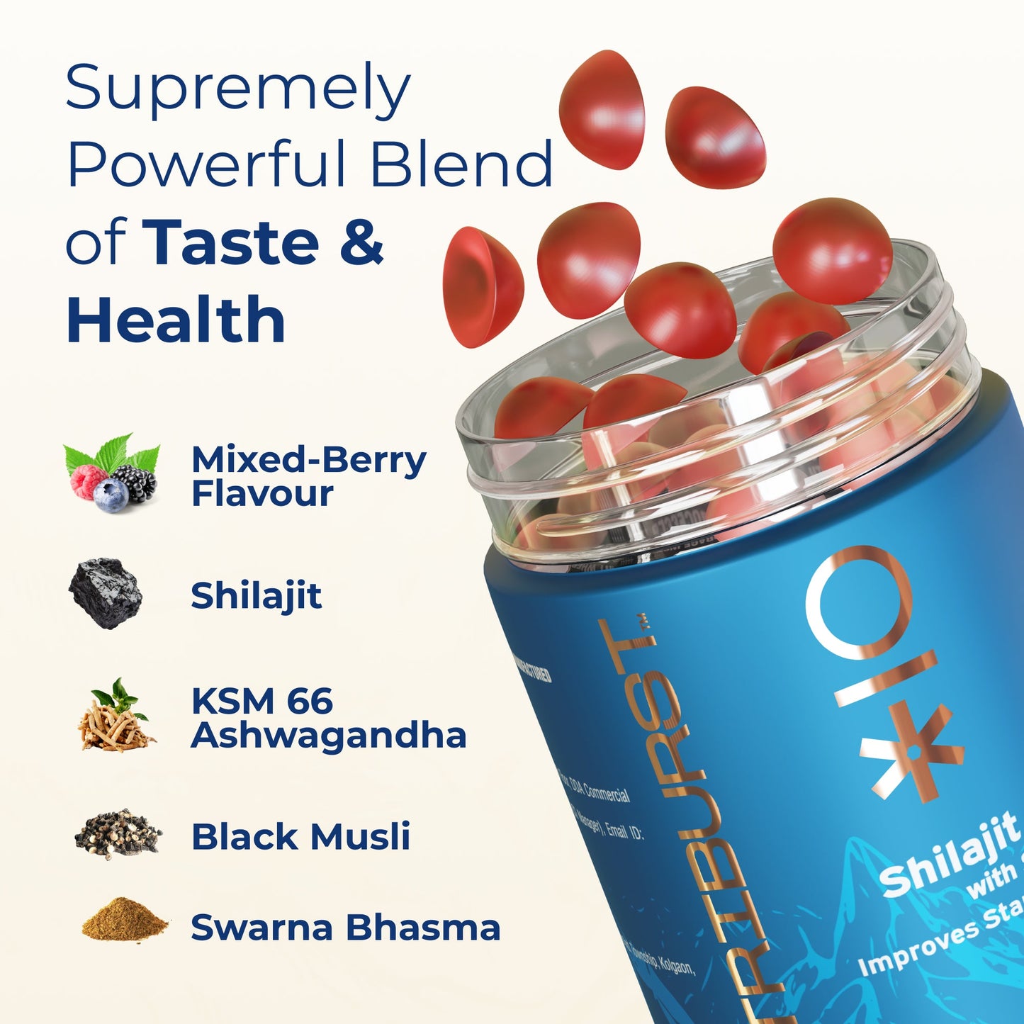 RILARK Nutriburst Shilajit Gummies: Unleash Your Inner Strength and Vitality Naturally