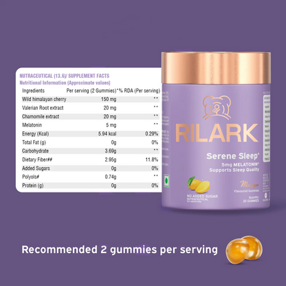 RILARK Serene Sleep Gummies with Melatonin